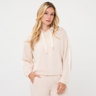 Modal Hoody with Satin Trim