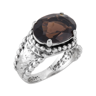 Vintage Opulence Smoky Ring - view 2
