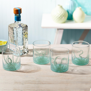 Glass Old Fashion -Octopus - dolly mama boutique