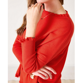 Catalina Ruffle Sweater