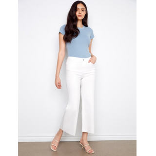 Flared Wide-Leg Denim Pant - dolly mama boutique