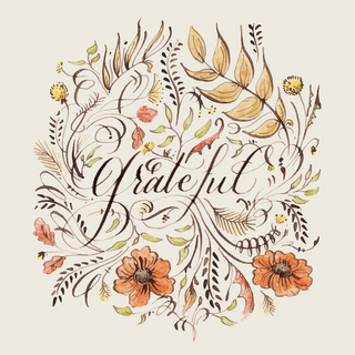 "Grateful" Cocktail Napkins