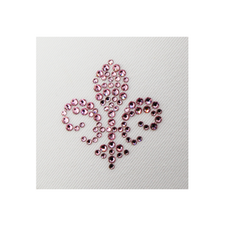 Bridgitte Visor with Crystal Fleur de Lis - dolly mama boutique