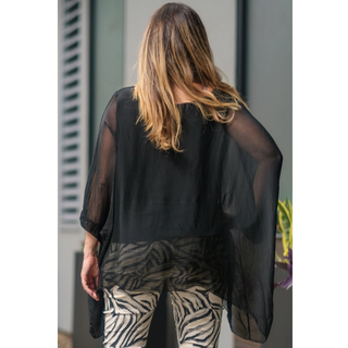 Sofia Silk Kaftan - dolly mama boutique