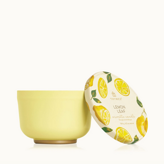 Lemon Leaf Candle Tin - dolly mama boutique