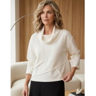 Featherlux Knit Crossroads Cowl Top