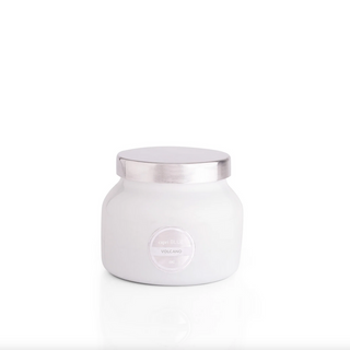 Volcano Signature Jar Candle - White - dolly mama boutique