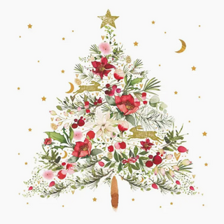 Christmas Trees Lunch Napkins - dolly mama boutique