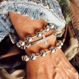 Polished Ball Chain Bracelet - view 4