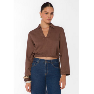 Harvey Drawstring Crop Top