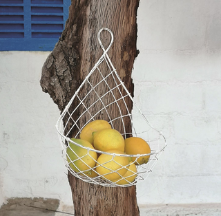 French Wire Hanging Basket 54168 - dolly mama boutique