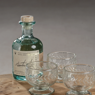 Tuscan Etched Tequila Mezcal Glass - dolly mama boutique