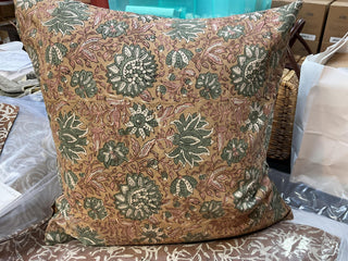 Kavi Block Print Pillow 20”x20”