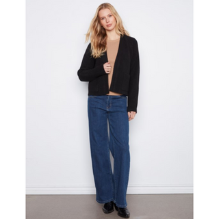 Front Flap Cardigan with Pockets