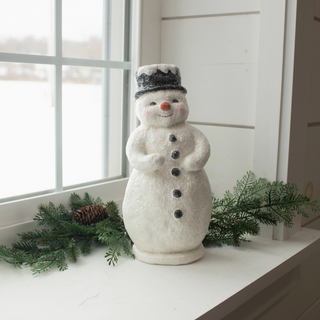 Red Nose Glitter Snowman