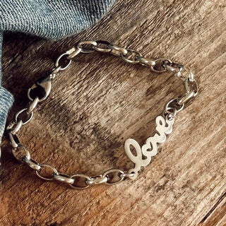 Stainless Love Bracelet