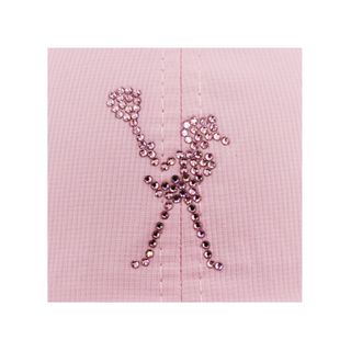 Kim High-Pony Cap with Crystal Tennis Girl - dolly mama boutique