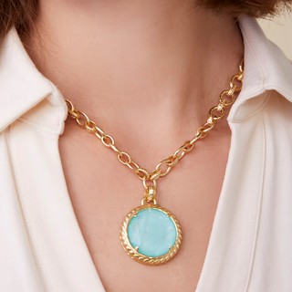 Karina Sea Foam Necklace - dolly mama boutique