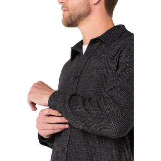 Plaid Button-Up Shirt