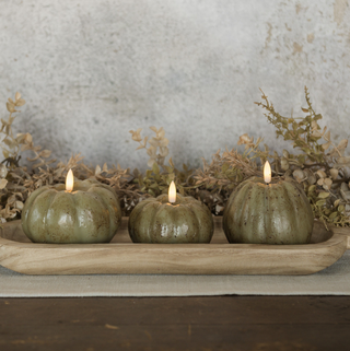 3D Flame Pumpkin Candles - dolly mama boutique