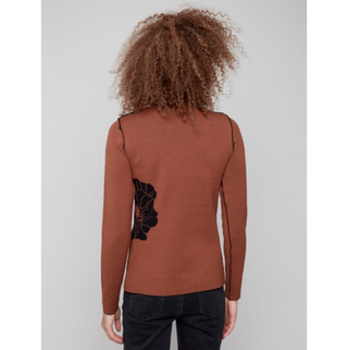 Gutsy Reversible Mock-Neck Sweater