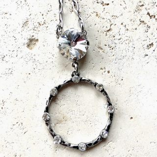 Circle Crystal Necklace