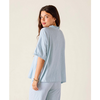 Amelia Ruffle Tee - dolly mama boutique