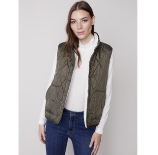 Reversible Puffer Vest - dolly mama boutique