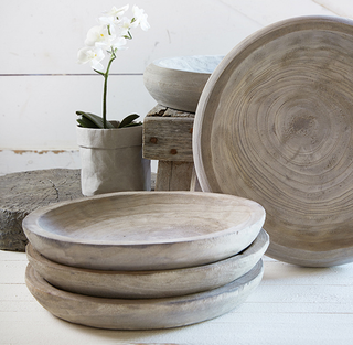 Paulownia Wood Bowl - dolly mama boutique