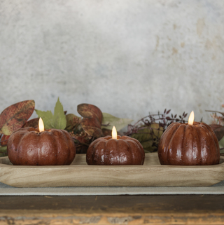 3D Flame Pumpkin Candles - dolly mama boutique
