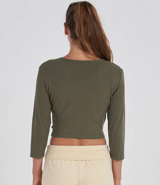 Ballet Wrap Top - dolly mama boutique