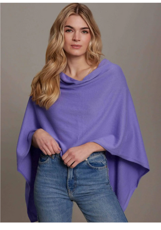 Cotton Cashmere Poncho - dolly mama boutique