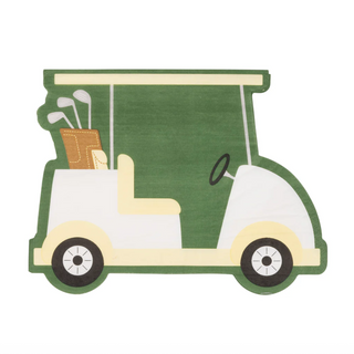 Golf Cart Shaped Napkins