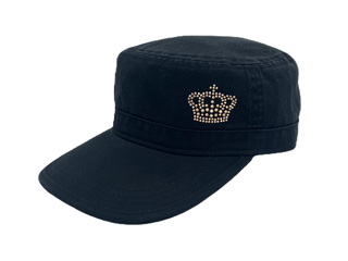 Cameron Hat with Crystal Crown - dolly mama boutique