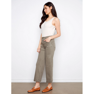 Wide-Leg Crop Pant - dolly mama boutique