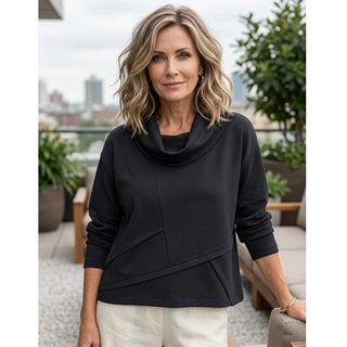 Featherlux Knit Crossroads Cowl Top