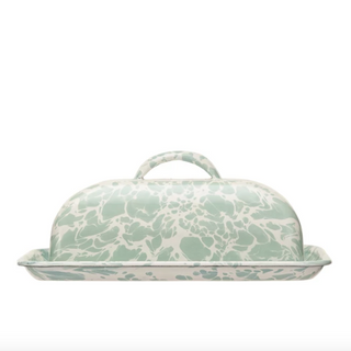 Enamel Splatterware Butter Dish - dolly mama boutique