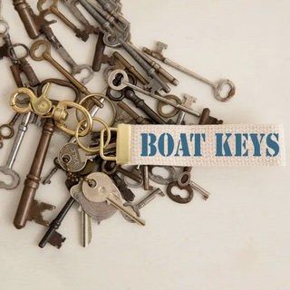 “Boat Keys” Strap Keychain - dolly mama boutique