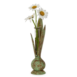 Bulb and Leaf Vase - dolly mama boutique