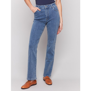 Celine Flare-Leg Denim Pant - dolly mama boutique