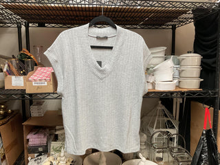 V-Neck Knit Top