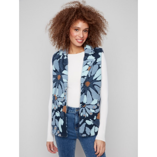 Sherpa Flocked Fleece Vest - dolly mama boutique