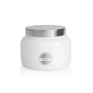 Volcano Signature Jar Candles - White
