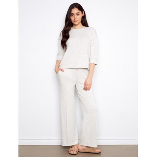 Soft Scuba 3/4 Sleeve Top - dolly mama boutique