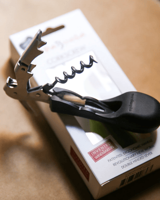 Silicone Gray Handle Corkscrew