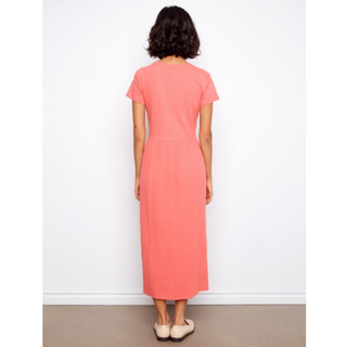 Crew-Neck Midi Dress - dolly mama boutique