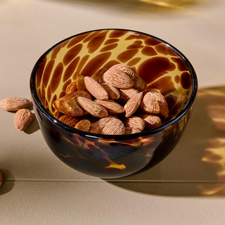 Tortoise Glass Tidbit Bowl - dolly mama boutique