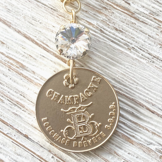 Champagne Coin Necklaces