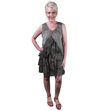 Francesca Silk Cha-Cha Dress - dolly mama boutique