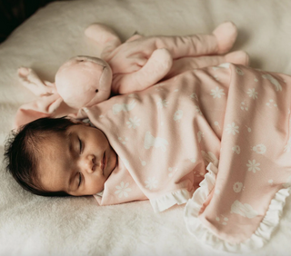 Bloom Receiving Blanket - dolly mama boutique